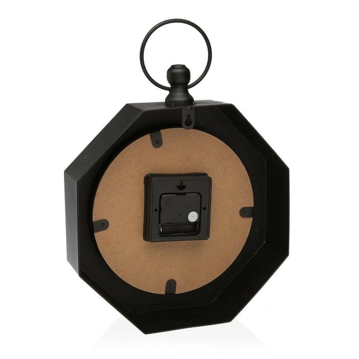 Reloj de Pared Versa bLACK Metal (28 x 8 x 40 cm) 2