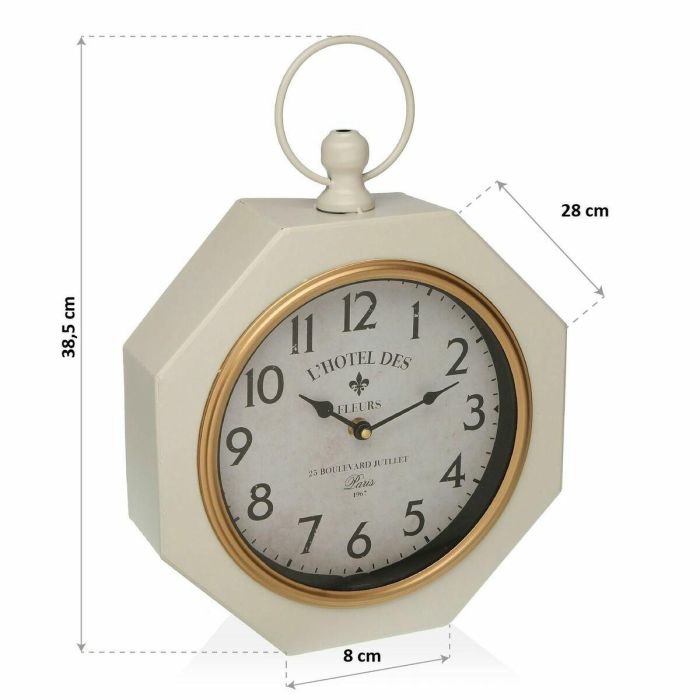 Reloj de Pared Versa W Metal (28 x 8 x 40 cm) 1