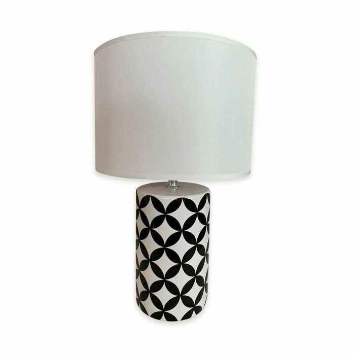 Lámpara de mesa Versa Niu Cruzado Blanco Cerámica 20 x 38 cm