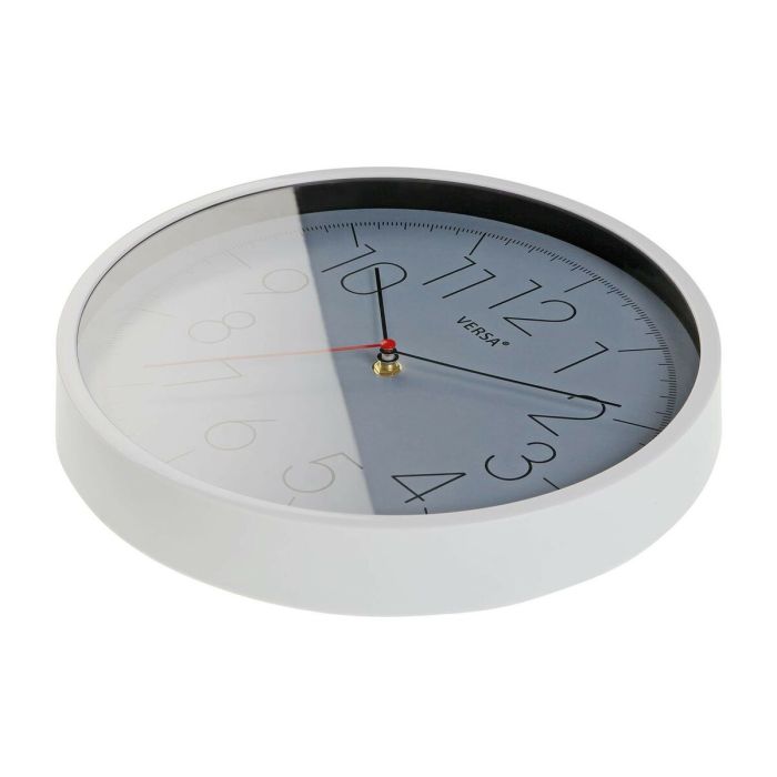 Reloj de Pared Versa Gris Plástico (4,3 x 30,5 x 30,5 cm) 2