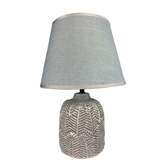 Lámpara de mesa Versa Cerámica Textil (22,5 x 33 x 12,5 cm)