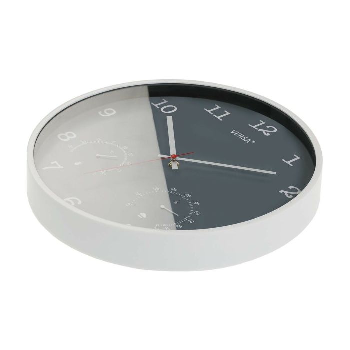 Reloj de Pared Versa Gris Plástico (4,3 x 35,5 x 35,5 cm) 2