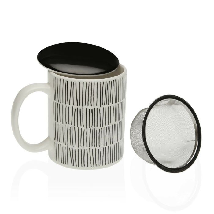 Taza con Filtro para Infusiones Versa New Lines Gres