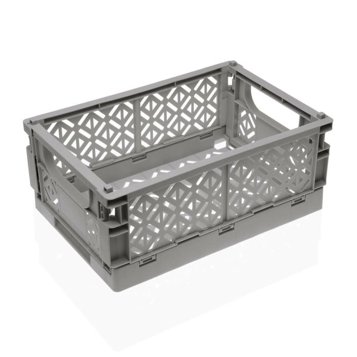 Caja plegable Versa Gris Polipropileno 35 x 14 x 23,5 cm