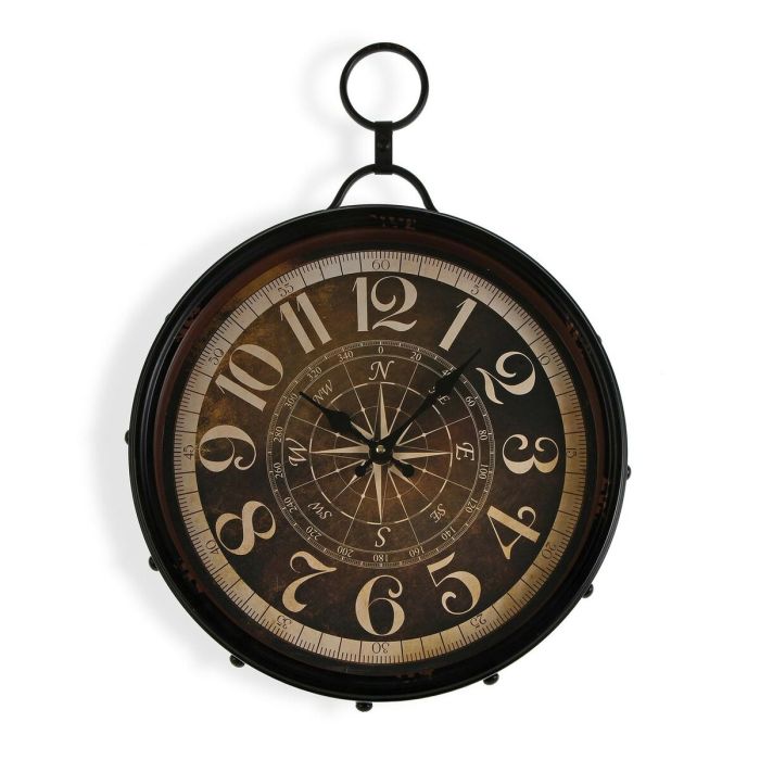 Reloj de Pared Versa Metal 40 x 6 x 54,5 cm