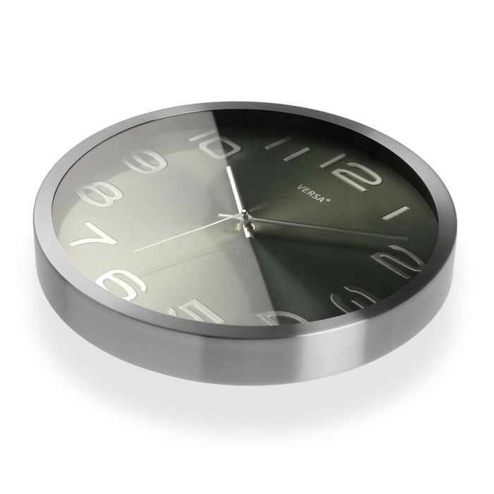 Reloj de Pared Versa Plateado Aluminio (4 x 30 x 30 cm) 1