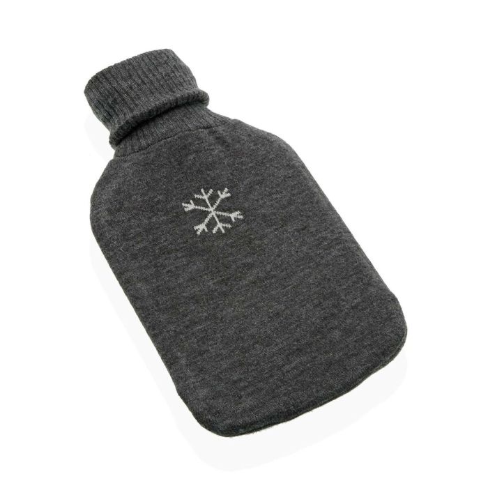 Bolsa de Agua Caliente Versa Gris Copos de nieve