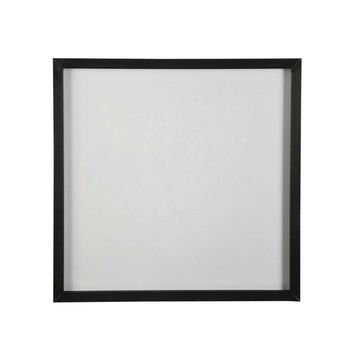 Cuadro Versa Blanco Negro Cristal 2 x 30 x 30 cm 1