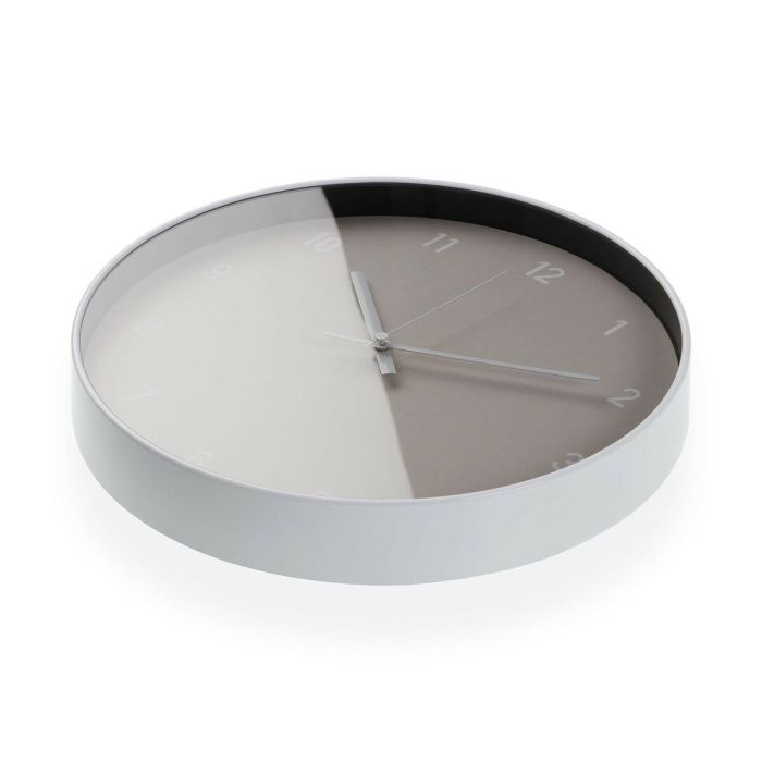 Reloj de Pared Versa Beige Cristal Plástico 4 x 30 x 30 cm 1