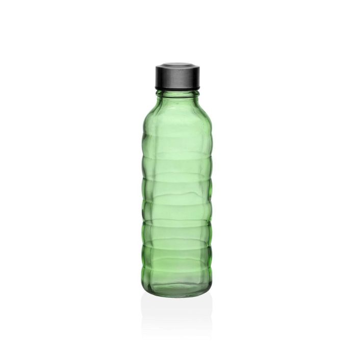 Botella Versa 500 ml Verde Vidrio Aluminio 7 x 22,7 x 7 cm