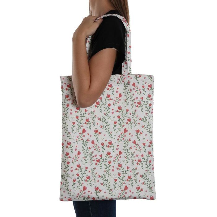 Bolsa de Compras Versa Lover Corazones 36 x 48 x 36 cm 1