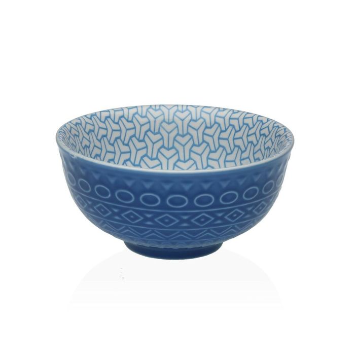 Bol para Aperitivos Versa Azul Cerámica Porcelana 12,3 x 5,8 x 12,3 cm