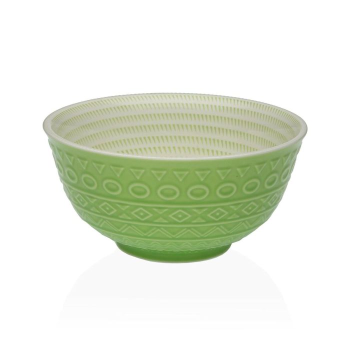 Bol para Aperitivos Versa Verde Cerámica Porcelana 16 x 7,7 x 16 cm