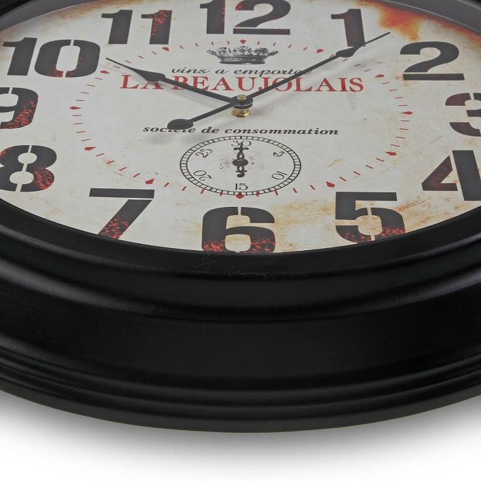 Reloj de Pared Versa Beaujolais Metal 4 x 58 x 58 cm 2