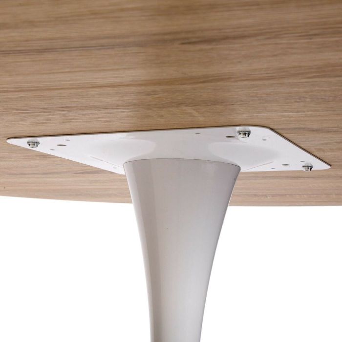 Mesa de Comedor Versa Lia Metal Madera MDF 120 x 73 x 120 cm 1