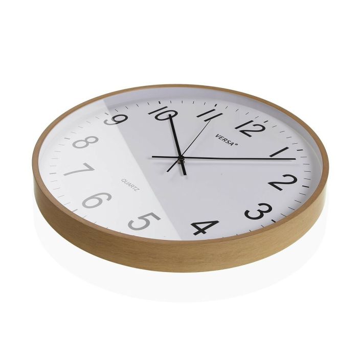 Reloj de Pared Versa Plástico Cuarzo Madera MDF 5,2 x 50 x 50 cm 3