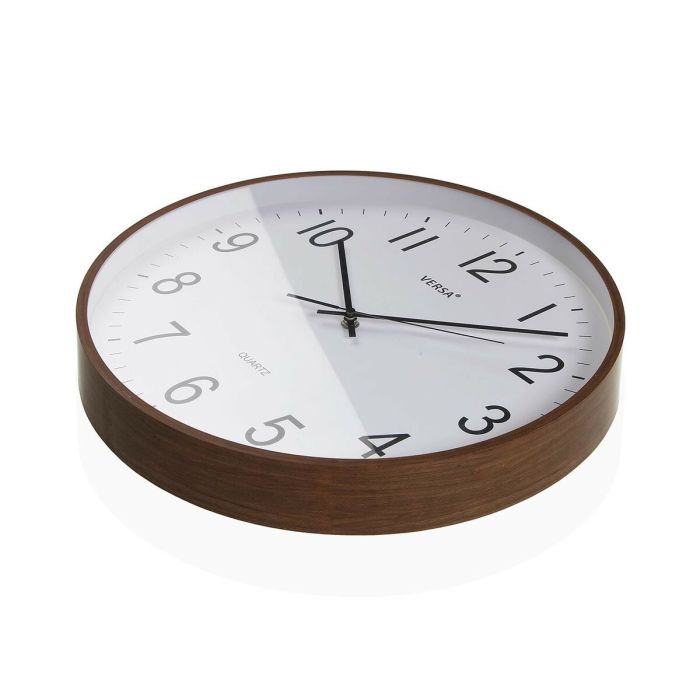 Reloj de Pared Versa Plástico Cuarzo Madera MDF 5,5 x 40 x 40 cm 3