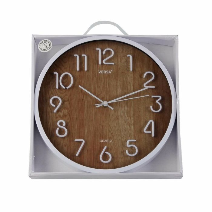 Reloj de Pared Versa Plástico Cuarzo Pop 4 x 30 x 30 cm 3