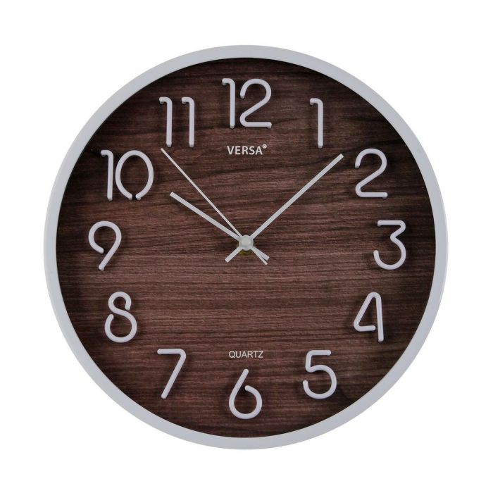 Reloj de Pared Versa Plástico Cuarzo Pop 4 x 30 x 30 cm