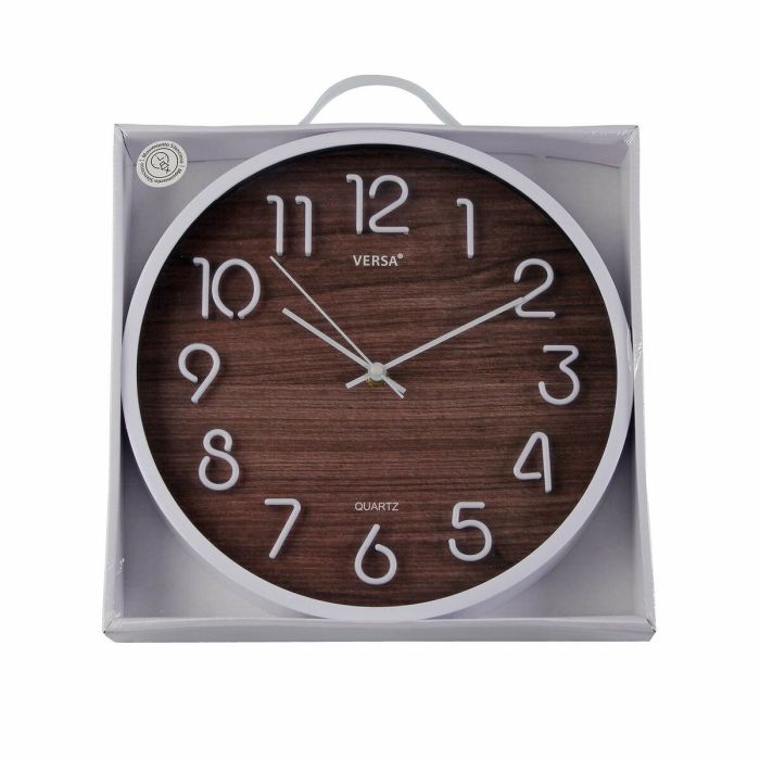 Reloj de Pared Versa Plástico Cuarzo Pop 4 x 30 x 30 cm 3