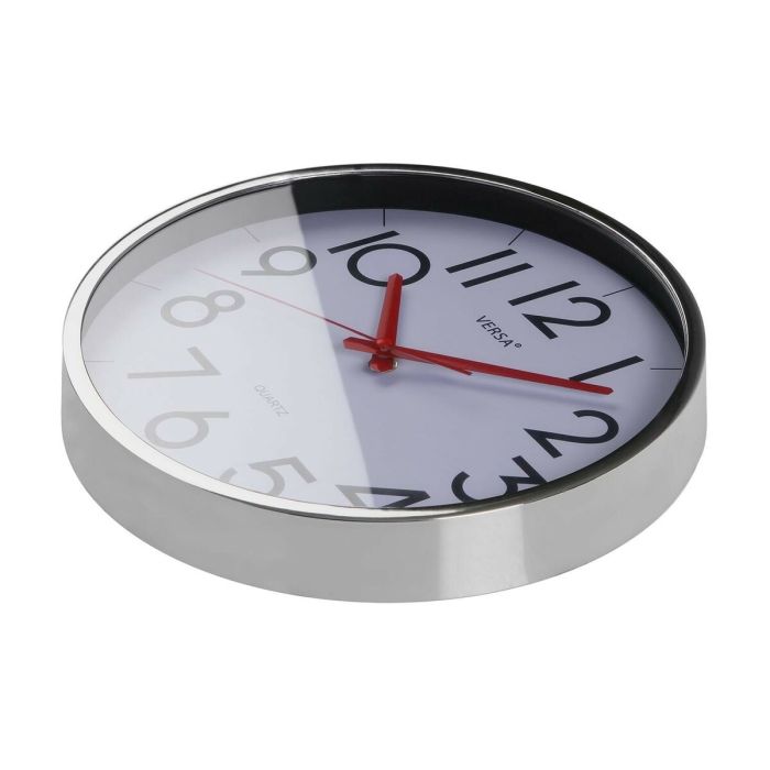 Reloj de Pared Versa Blanco Plástico Cuarzo Pop 4 x 30 x 30 cm 5
