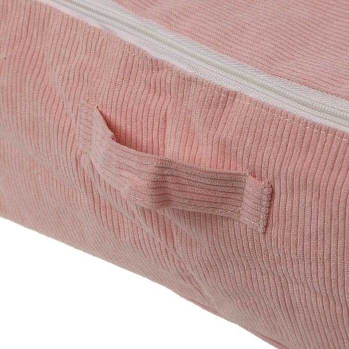 Caja de Almacenamiento Versa Corduroy 50 x 20 x 70 cm Rosa 1