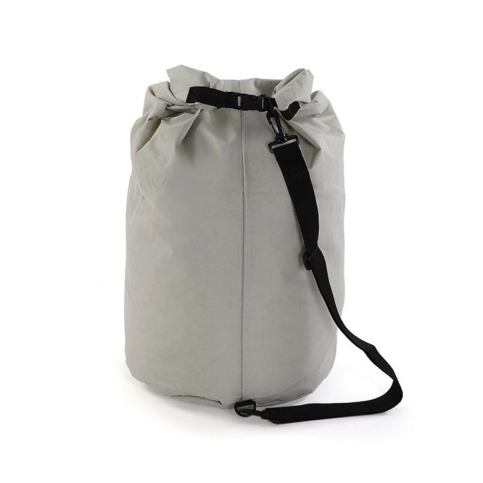 Cesto para la Ropa Sucia Versa Gris Poliéster Minimalista 70 x 33 cm 1 Cesto para la Ropa Sucia Versa Gris Poliéster Minimalista 70 x 33 cm 1