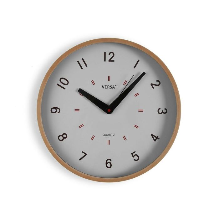 Reloj de Pared Versa Blanco Plástico 4 x 30 x 30 cm