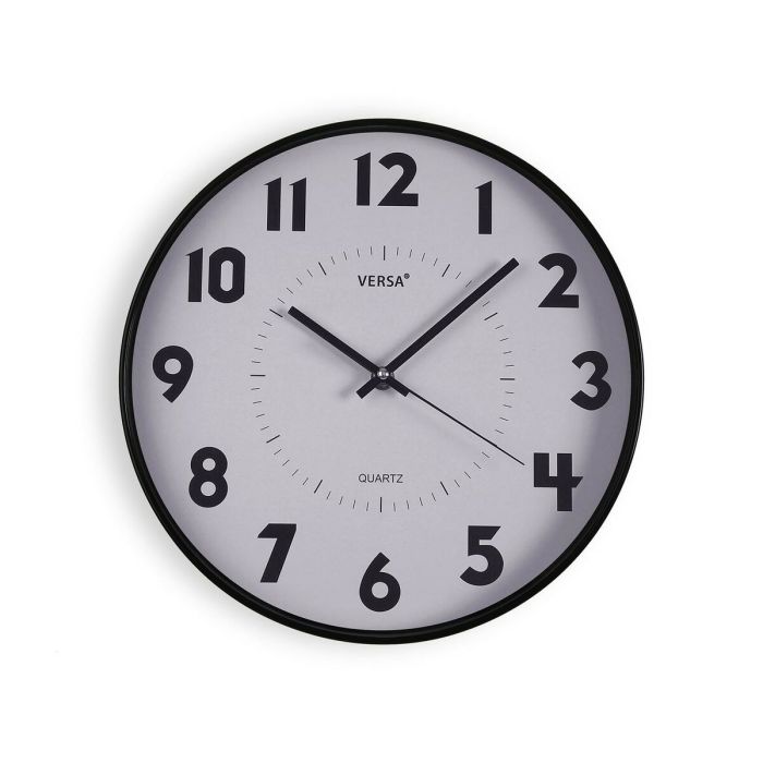 Reloj de Pared Versa Blanco Plástico 4 x 30 x 30 cm