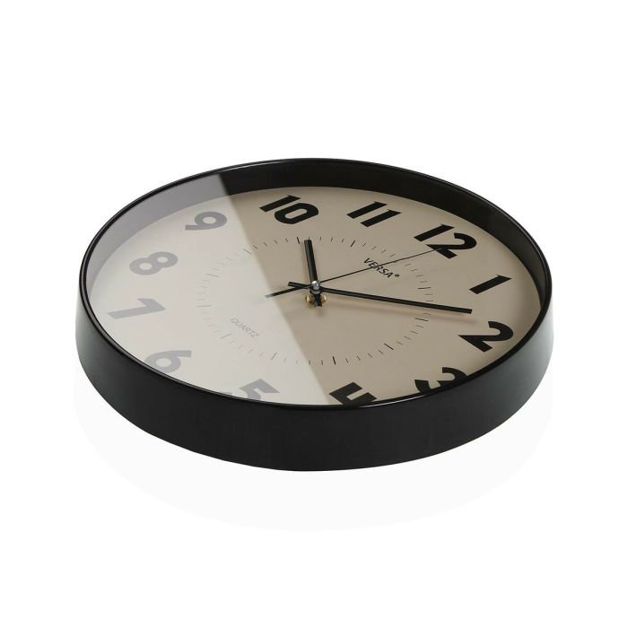 Reloj de Pared Versa Beige Plástico 4 x 30 x 30 cm 3