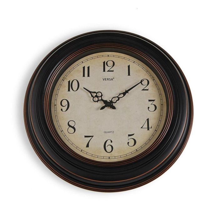 Reloj de Pared Versa Antique Plástico 4,5 x 51 x 51 cm