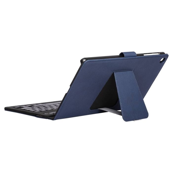 Funda para Tablet y Teclado Silver HT Galaxy Tab A8 Azul