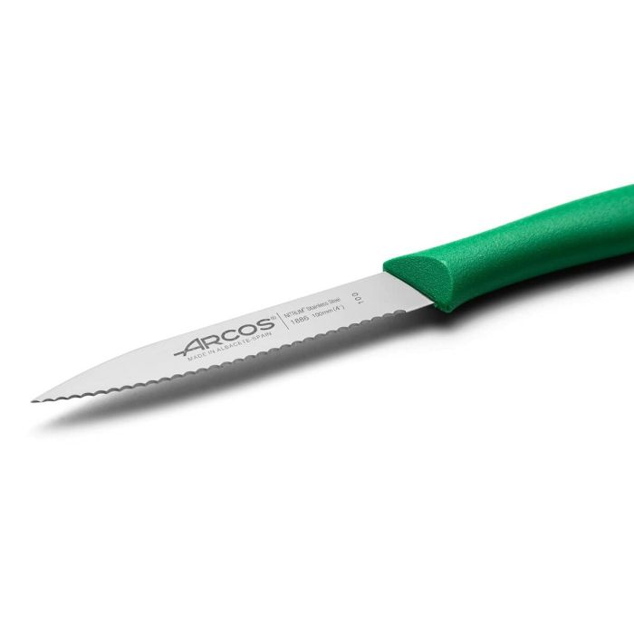 Cuchillo Pelador Arcos Nova Verde Acero Inoxidable Polipropileno 10 cm 4