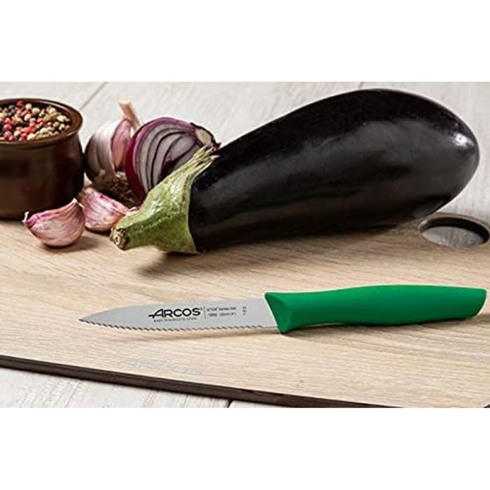 Cuchillo Pelador Arcos Nova Verde Acero Inoxidable Polipropileno 10 cm 2