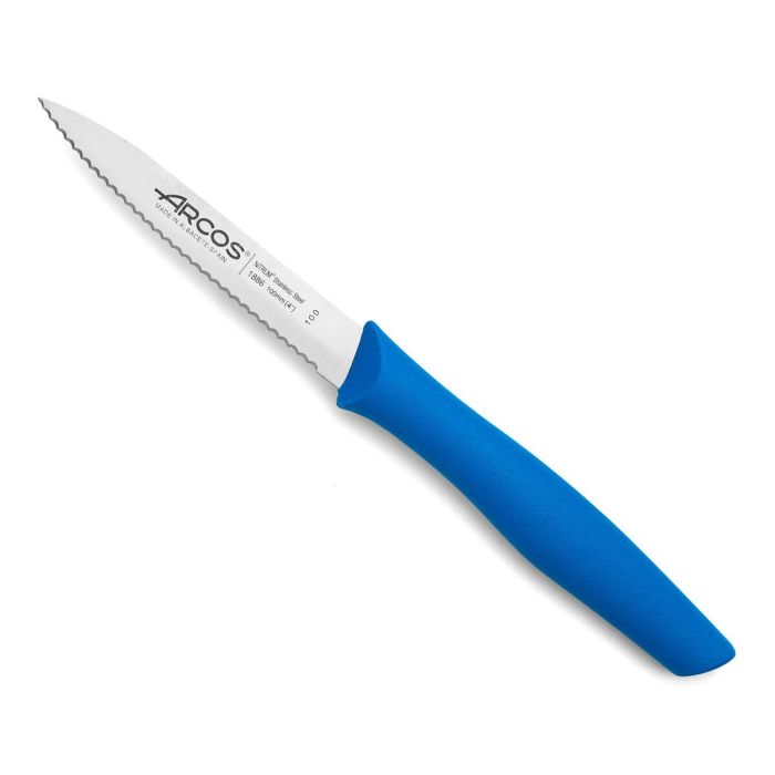 Cuchillo Pelador Arcos Nova Azul Acero Inoxidable Polipropileno 10 cm 6