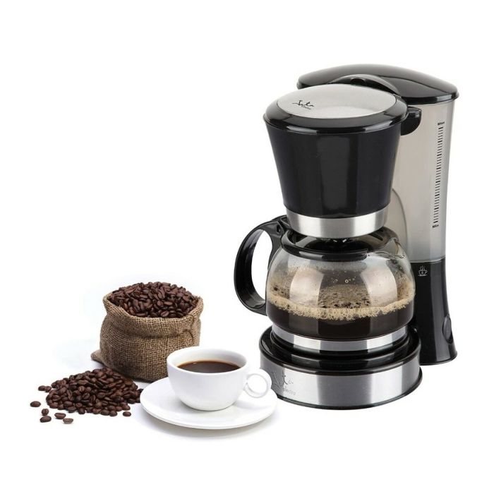 CAFETERA DE GOTEO JATA CA288N - 600W - 2/8 TAZAS - FILTRO PERMANENTE - DEPOSITO AGUA GRADUADO - JARRA DE CRISTAL CON TAPA