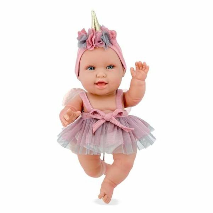 Andrea baby unicornio rosa maquillaje ref: 3138-24 38 cm