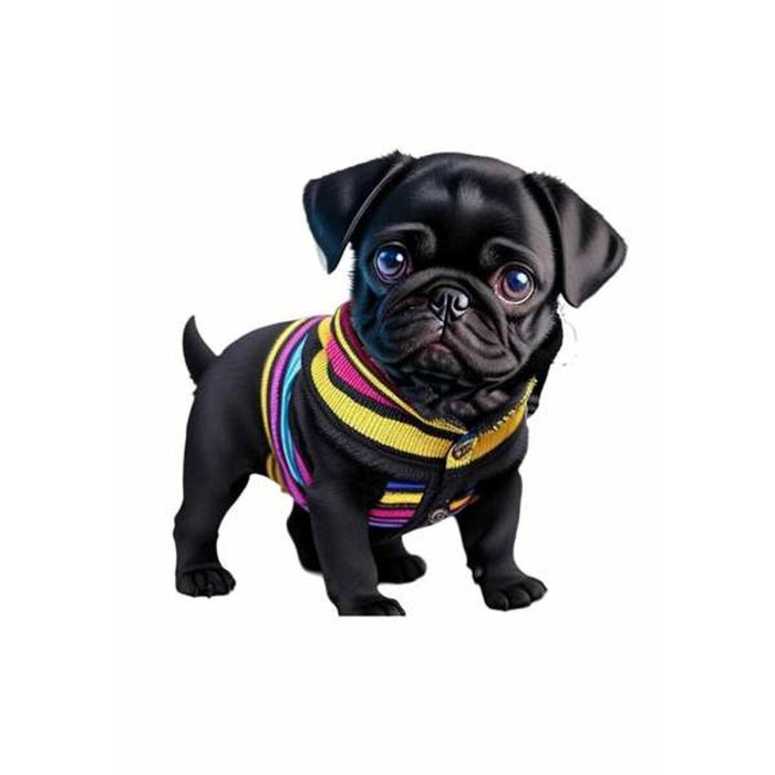 Perro pug anireal 35 cm