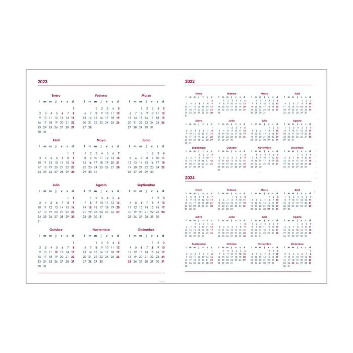 Agenda DOHE SYNCRO Azul Cuarto 15 x 21 cm 2023 3