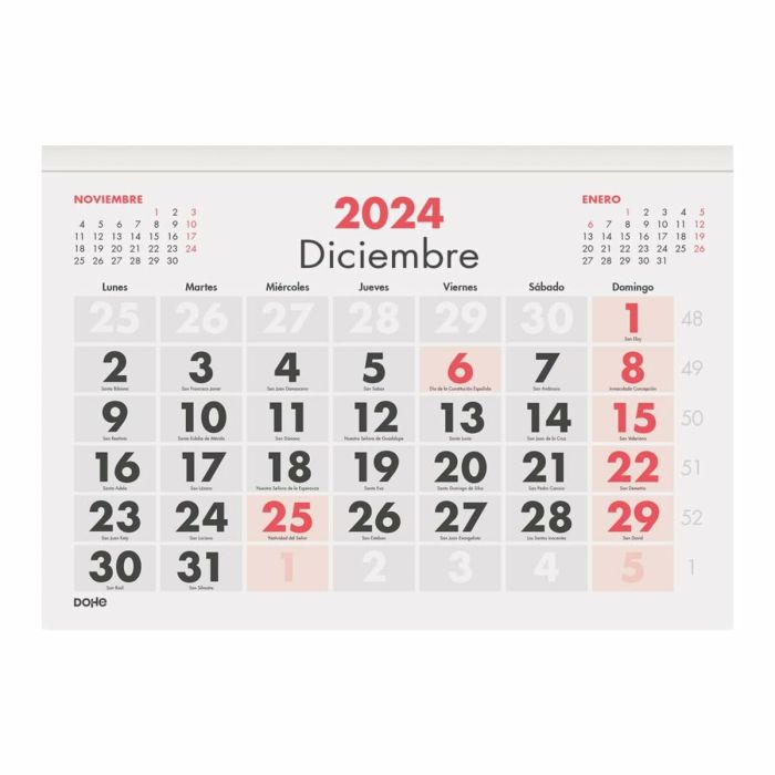 Calendario de Sobremesa DOHE Multicolor 30 x 21 cm 2025 4