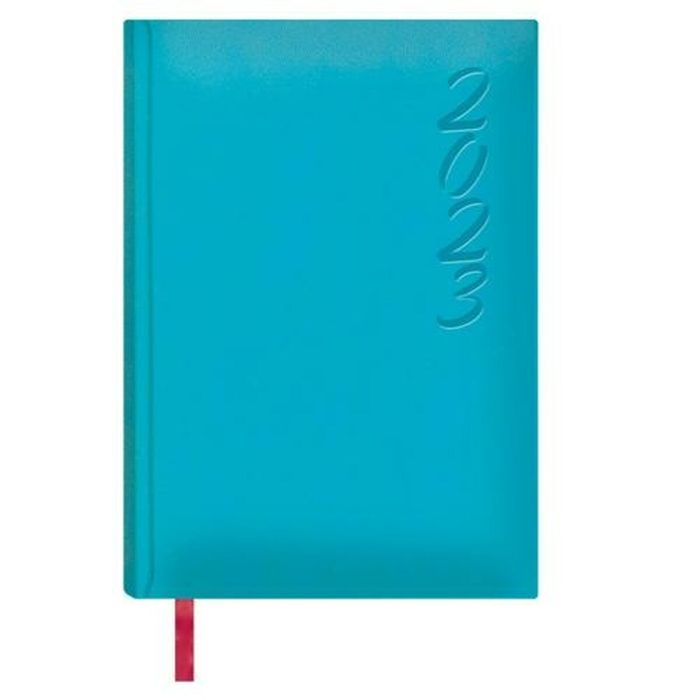 Dohe Agenda anual brasilia dia pagina 15x21 cm azul turquesa 2023