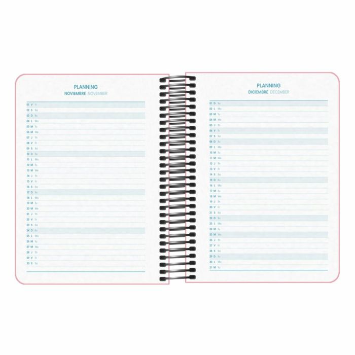 Agenda DOHE DP MEMORY BASIC Rosa A6 12 x 17 cm 2024-2025 3