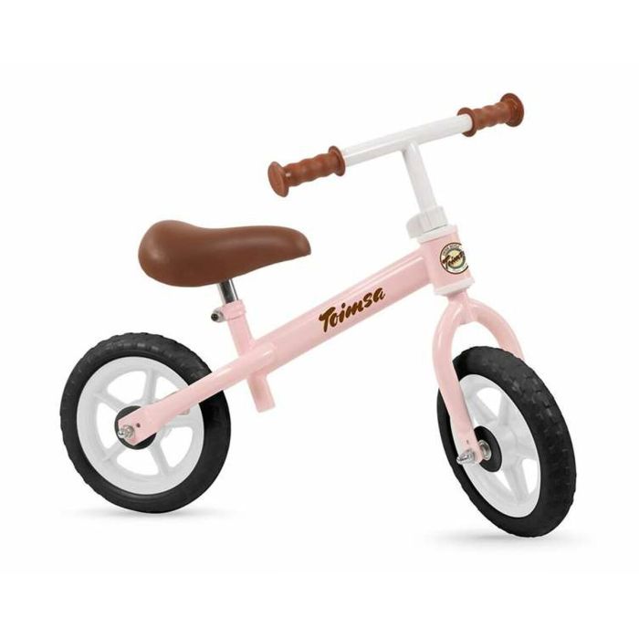 Bicicleta Infantil Toimsa 10" Sin Pedales Rosa + 2 Años