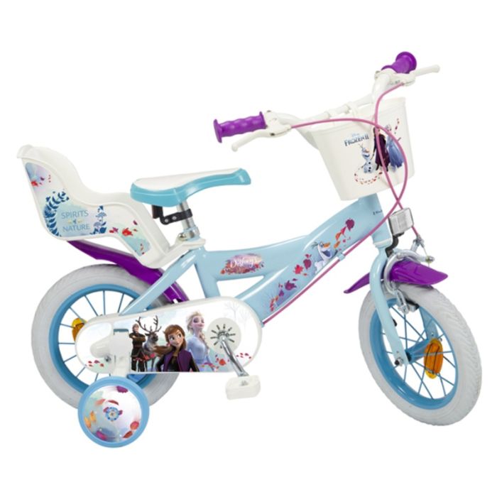 Bicicleta Infantil Frozen 12" Azul claro
