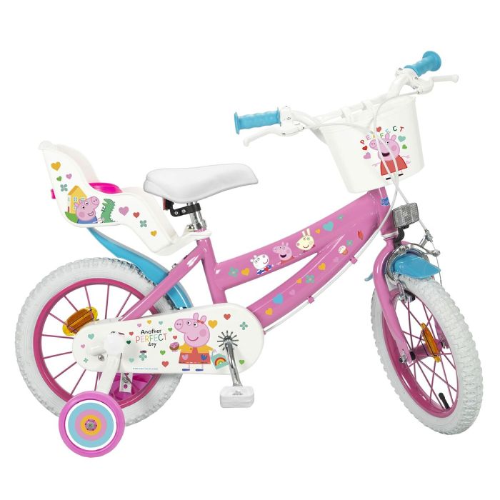 Bicicleta Infantil Peppa Pig 14" Rosa