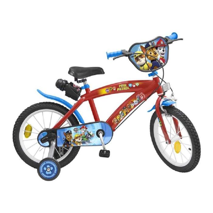 Bicicleta Infantil Toimsa Paw Patrol 16'' Rojo Azul