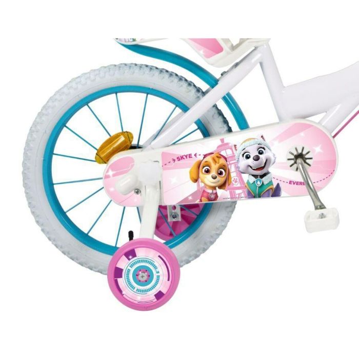 Bicicleta Infantil PAW PATROL Toimsa TOI1681                         16" Blanco Multicolor 4