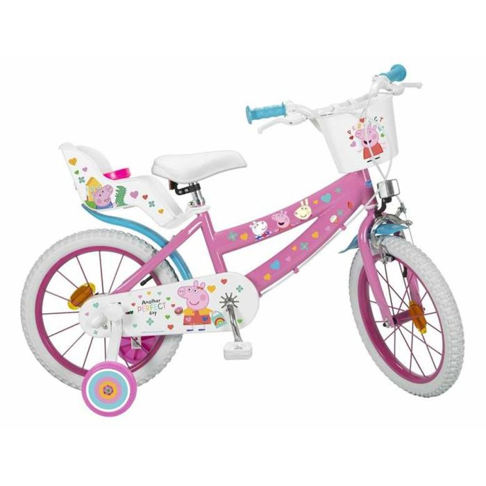 Bicicleta Infantil Peppa Pig 16" Rosa