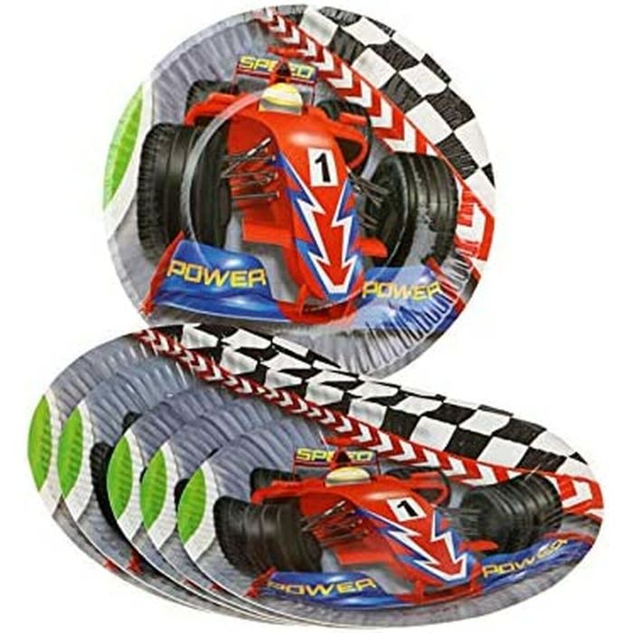 Set de Platos Grand Prix Ø 23 cm 6 Unidades Multicolor 1 Set de Platos Grand Prix Ø 23 cm 6 Unidades Multicolor 1