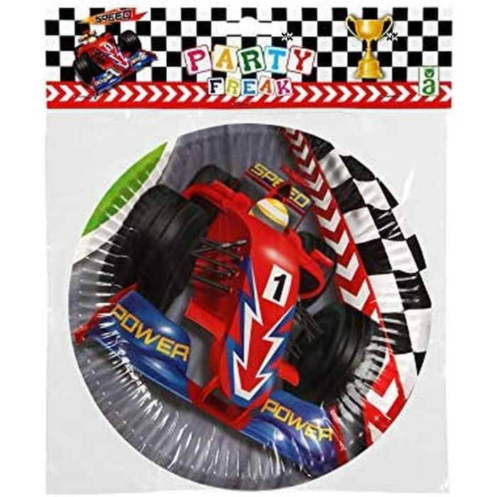 Set de Platos Grand Prix Ø 23 cm 6 Unidades Multicolor Set de Platos Grand Prix Ø 23 cm 6 Unidades Multicolor